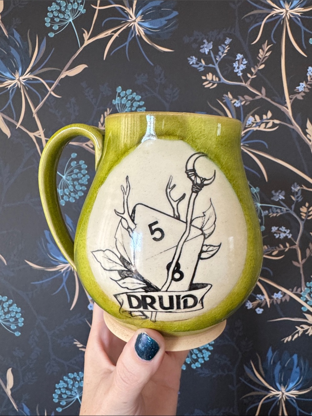 Ironworks Pottery Druid Mug - DND Ren Faire - Like New!